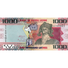 P30b Sierra Leone - 1000 Leones Year 2013
